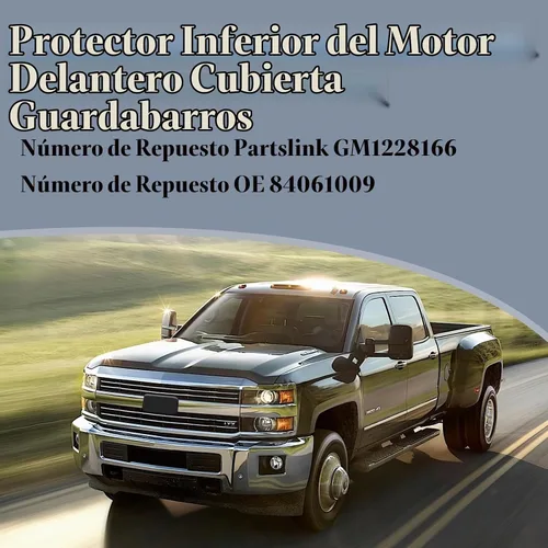Vista 3 de CarPartsDepot Protector de salpicaduras del motor delantero y cubierta inferior para 2011-2019 Chevy Silverado GMC Sierra 2500 3500 2011-2019