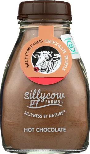 Vista 7 de Sillycow Farms - Mezcla de chocolate caliente sabor Delicia rica de cacao caliente Sin gluten, sin OMG, sin lácteos Mezcla de cacao en polvo