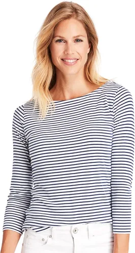 Vista 4 de vineyard vines Camiseta simple de cuello bote para mujer