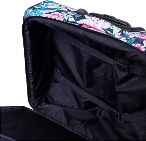 Vista 7 de Vera Bradley Bolsa de trabajo con ruedas Softside para mujer, Garden Grove