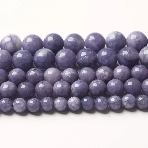 Vista 70 de 100 cuentas de piedra multicolor natural de 0.236 pulgadas (0.236 in), cuentas espaciadoras sueltas redondas para hacer pulseras, collares, aretes