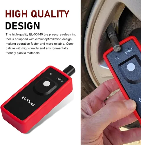 Vista 5 de EL-50449 Herramienta de reinicio TPMS, herramienta de programación TPMS de reinicio del sensor de presión de neumáticos, compatible con Lincoln