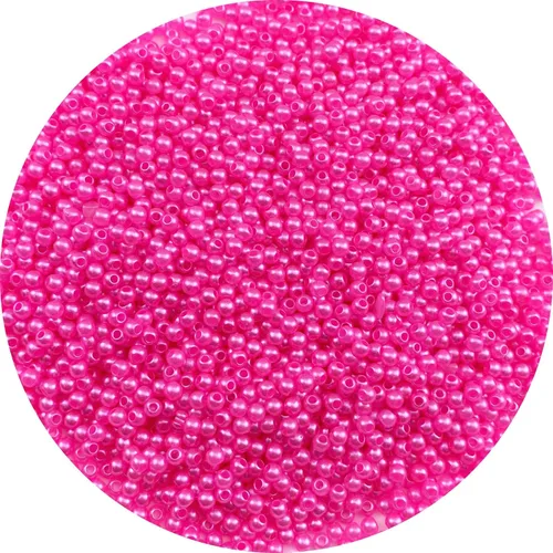 Vista 32 de 3000 cuentas de perlas de 0.118 pulgadas con agujero redondo suelto para decoración del hogar, rellenos de jarrones, manualidades, fabricación