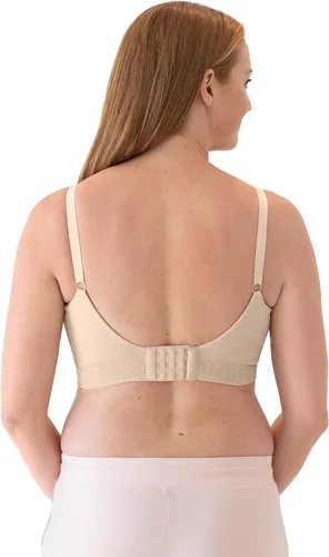 Vista 5 de Kindred Bravely Paquete de 2 brasieres de bombeo manos libres (beige y rosa, mediano)