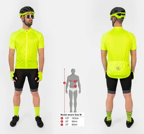 Vista 5 de Endura Men's Xtract Road Cycling Short Sleeve Jersey