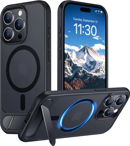 Vista 36 de Funda para iPhone 11 con compatibilidad magnética, [Soporte invisible incorporado][Compatible con MagSafe]