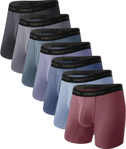 Vista 9 de BAMBOO COOL Men's Cooling Underwear Ultra Soft Breathable Boxer Briefs Pack