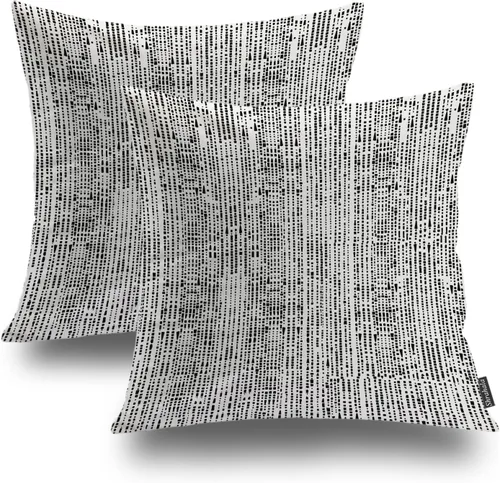 Vista 10 de Shrahala Abstract Art Modern Aesthetic Decorative Pillow Covers, Fluid Forms Minimalist Throw Pillow Cover Blended Hidden Zipper Cushion Cases for