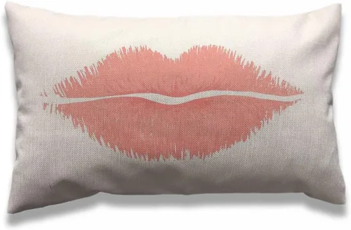 Vista 15 de AOYEGO Funda de almohada de cuadros rojos y verdes de 12 x 20 pulgadas, fundas de almohada rectangulares de algodón y lino para decoración