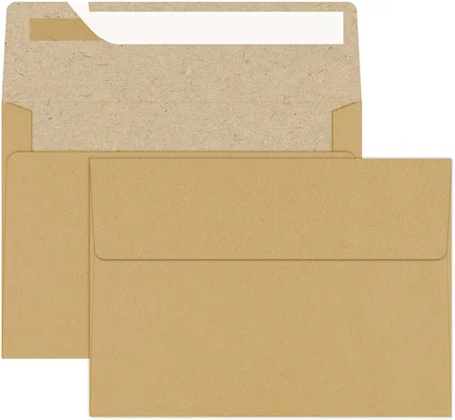 Vista 23 de 100 Paquetes Sobres Negros de 4 x 6 pulgadas para Tarjeta de Invitación, Sobres Pequeños A6 Autoadhesivos para Bodas, Fiestas de Cumpleaños, Baby