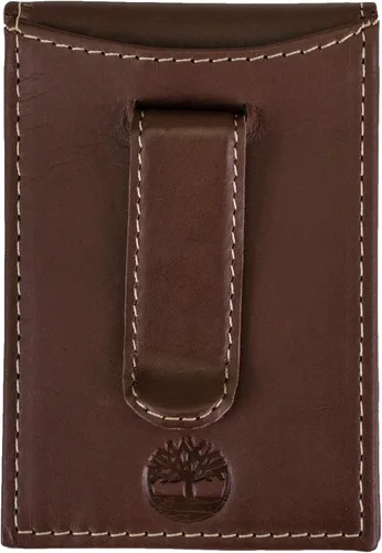Vista 15 de Timberland Cartera delgada de cuero con bolsillo frontal para tarjetas de crédito para hombre