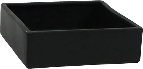 Vista 28 de WGV - Jarrón cuadrado de cerámica dorado rayado, ancho 8 pulgadas, altura 4 pulgadas, elegante maceta cuadrada corta Morden floral, maceta de Oro