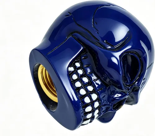 Vista 2 de Lunsom Tapón de válvula de aire de calavera para válvulas de resina, tapas de vástago de neumático de automóvil, accesorios para la mayoría