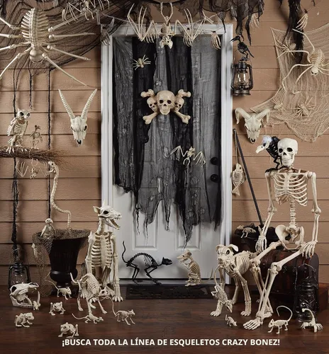 Vista 4 de Crazy Bonez Lindo gato esqueleto