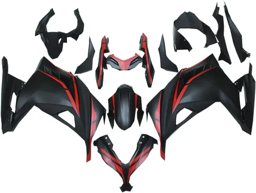 Vista 11 de US STOCK Pink Gray Chameleon Fairing Fit for Kawasaki Ninja 2013-2017 EX300 020 Pink Gray Chameleon