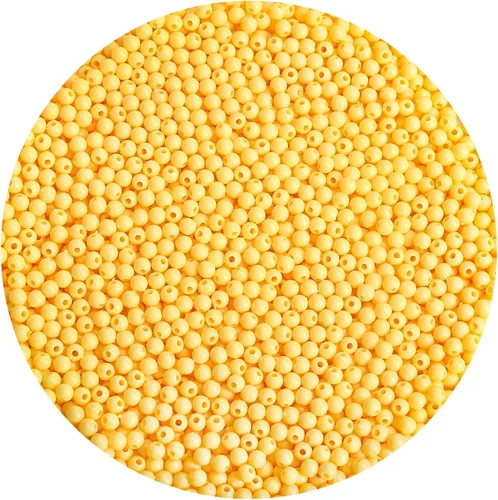 Vista 71 de BONNY BOXX 2000 piezas 4 mm cuentas redondas de acrílico de zafiro suave, bolas de plástico de chicle de burbujas, cuentas gruesas de bolas