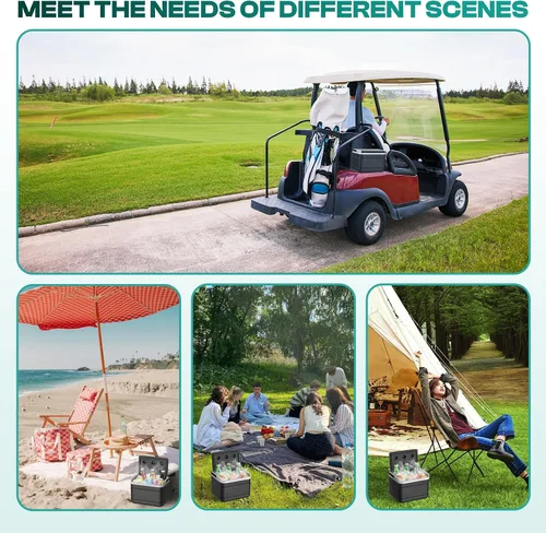 Vista 8 de DRIVE UP Club Car Precedent Cooler, Club Car Coolers Kit Caddy para Club Car Precedent y Club Car Tempo y adelante OEM 102588101 103886801