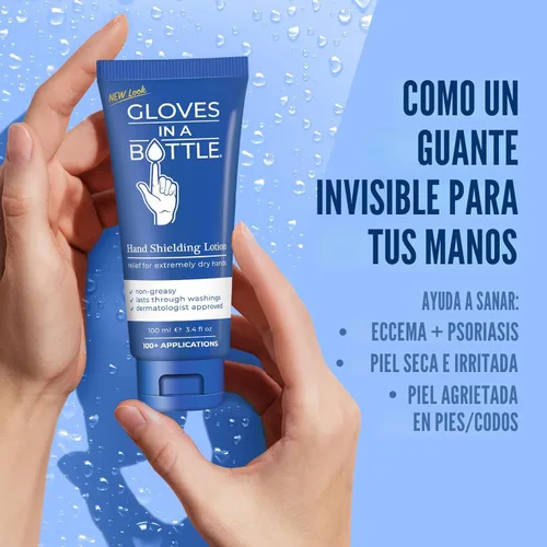 Vista 4 de Blindaje de guantes en una botella Loción – Ideal para piel seca Itchy. grease-less y fragancia gratis.