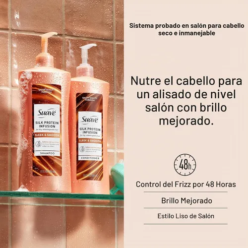 Vista 2 de Suave Silk Protein Infusion Acondicionador elegante y suave para cabello