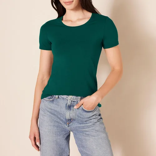 Vista 159 de Amazon Essentials Women's Regular-Fit Short-Sleeve Crewneck T-Shirt
