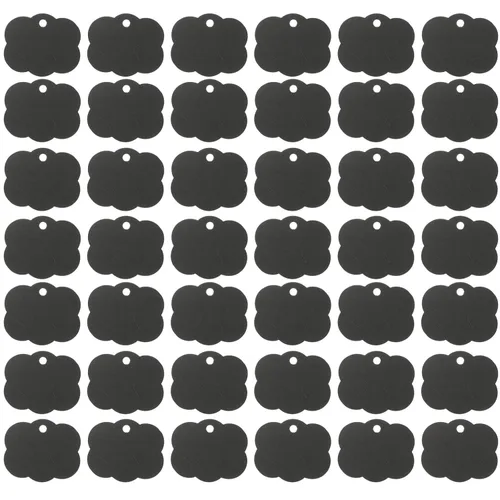 Vista 9 de WOONEKY Clip para el cabello Tarjetas de visualización 100 unids papel joyería tarjetas agujeros para pantalla horquilla titular