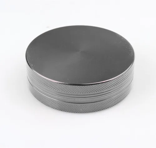 Vista 2 de Spice Grinder Crasher - Molinillo de especias de tamaño portátil de 3 pulgadas con tapa magnética, color gris