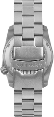 Vista 2 de BODERRY Reloj de titanio automático para hombre, reloj militar de campo de 1.575 pulgadas, función de fecha, 328.1 ft, resistente al agua
