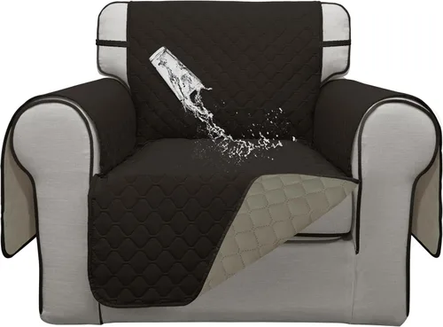 Vista 30 de ISSUNTEX Fundas de sofá de dos plazas con doble protección 100% impermeables para sala de estar, fundas para sofá de 2 cojines, protector de muebles