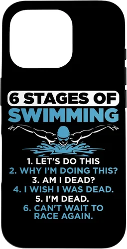 Vista 19 de Funda divertida para iPhone SE (2020) / 7 / 8 6 etapas de natación