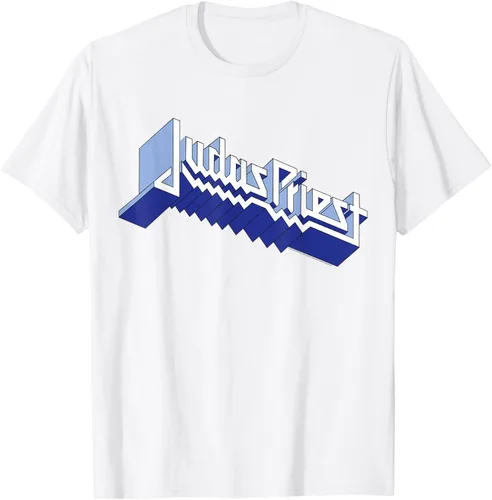 Vista 19 de Judas Priest - Camiseta con logotipo de Defender, Negro