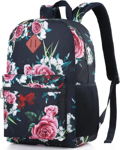 Vista 24 de YAMTION Mochila escolar, mochila clásica unisex para adolescentes con puerto USB para escuela secundaria, universidad, oficina, trabajo, viajes