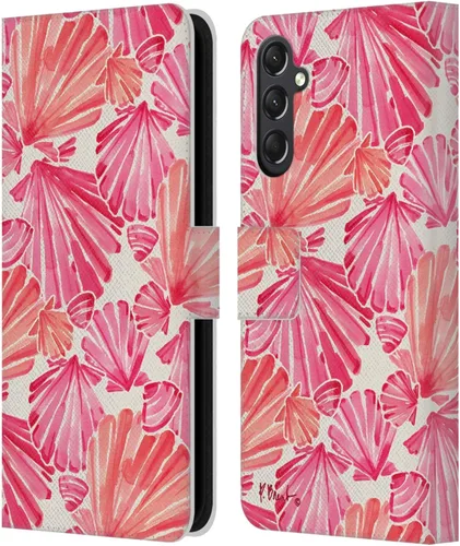 Vista 14 de Head Case Designs Officially Licensed Paul Brent Agate Mermaid Coastal Leather Wallet Case Compatible with Samsung Galaxy A24 4G / M34 5G