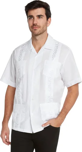Vista 5 de 9 Crowns Essentials Guayabera - Camisa con botones para hombre
