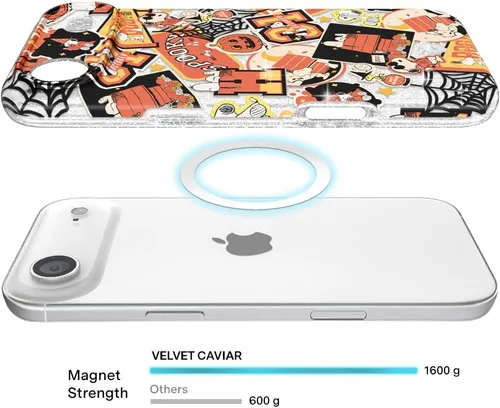 Vista 1122 de VELVET CAVIAR Funda para iPhone 15, compatible con MagSafe, probada contra caídas de 10 pies, fundas protectoras de diseño, leopardo color rosa