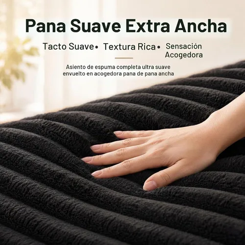 Vista 5 de Sofás seccionales de nube de gran tamaño para sala de estar, sofá modular de 7 plazas en forma de U de 122 pulgadas con diván, asiento profundo