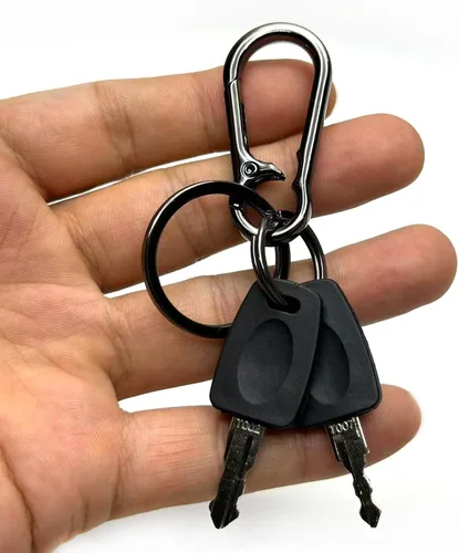 Vista 5 de Llaves de repuesto para equipaje con llavero (2 llaves + 1 juego de llaveros) – Apto para candados de contraseña de bolsa 007 002