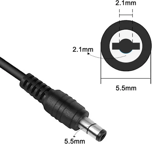 Vista 8 de Adaptador de fuente de alimentación de pared de 12 V CC 2A con enchufe de 0.083 in x 5.5 2A (2000 MA) CA 100-240 V a CC 12 voltios, adaptador