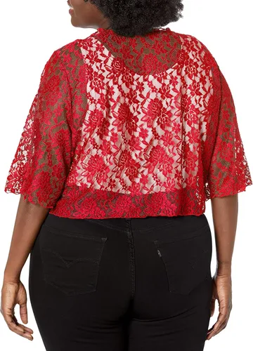 Vista 3 de Star Vixen Suéter de manga 34 para mujer de talla grande
