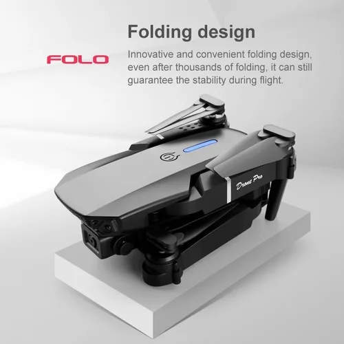 Vista 9 de E88 pantalla drone doble cámara plegable fotografía aérea control remoto avión piloto avión quadcopter drone Mini Folding USB Charging Dual Camera