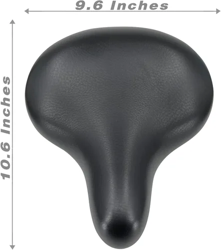Vista 7 de Micargi Asiento de bicicleta de gran tamaño más cómodo, ancho y suave, acolchado para hombres y mujeres, ajuste universal para ejercicio