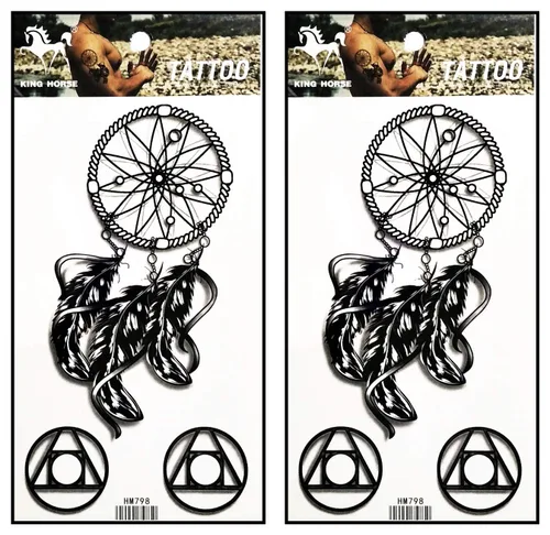 Vista 4 de Tatuajes 2 hojas de tatuaje temporal 3D paraguas de sol nubes de lluvia para mujeres hombres espalda baja hombro cuello brazo tatuaje etiqueta