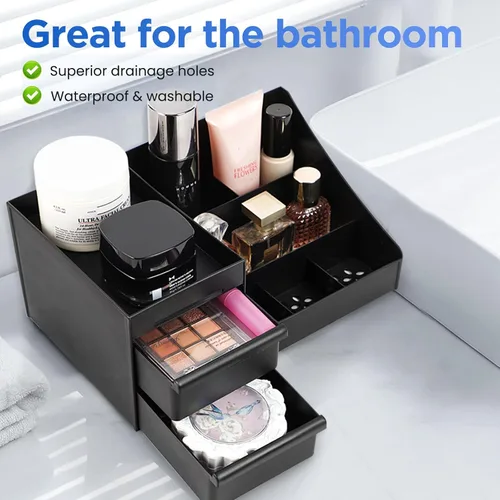 Vista 6 de Organizador para hombre, organizador de perfume, soporte de colonia, estante de colonia, soporte de perfume, almacenamiento de encimera de baño