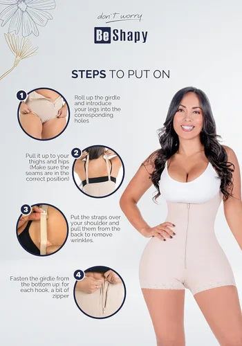 Vista 3 de BE SHAPY Fajas Reductoras y Moldeadora Fajas moldeadoras para control de abdomen + 2 tablas de abdominales