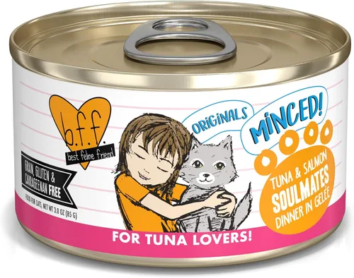 Vista 30 de Weruva BFF - Comida húmeda natural para gatos, atún y pollo 4 Eva en salsa, lata de 3 onzas, paquete de 24