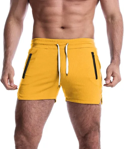 Vista 2 de EVERWORTH Pantalones cortos de entrenamiento con entrepierna de 3 pulgadas para hombre, de secado rápido, pantalones cortos ligeros para hombre