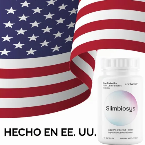 Vista 10 de envitamin Slimbiosys Ultra Probiotic Cápsula - Pre y probióticos para mujeres y hombres - Apoya tu microbioma