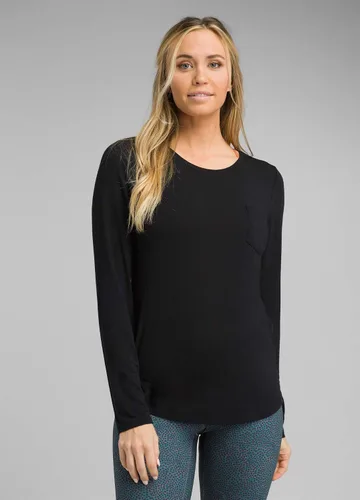 Vista 4 de prAna Top de manga larga con cuello redondo para mujer