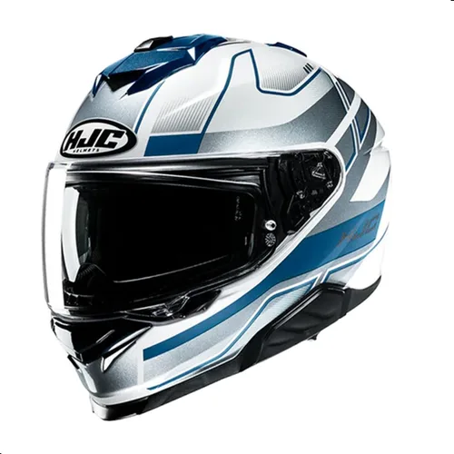 Vista 4 de HJC i71 Iroix Casco de motocicleta de cara completa con escudo de pinlock HJ-38, aprobado por DOT (MC1SF, XS)