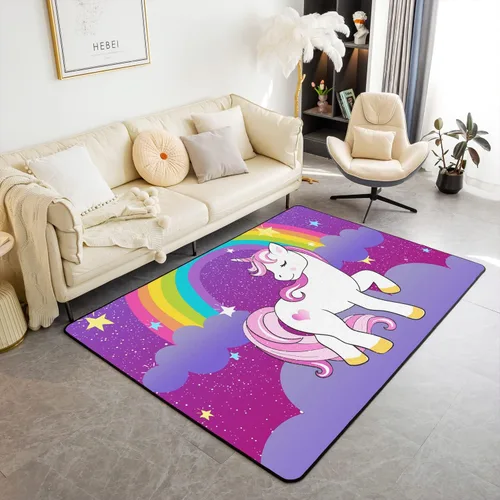 Vista 42 de Erosebridal Alfombras Deportivas de Área para Niños 1.49 m x 1 m, Alfombra Antideslizante de Béisbol, Fútbol, Baloncesto, Alfombra Deportiva