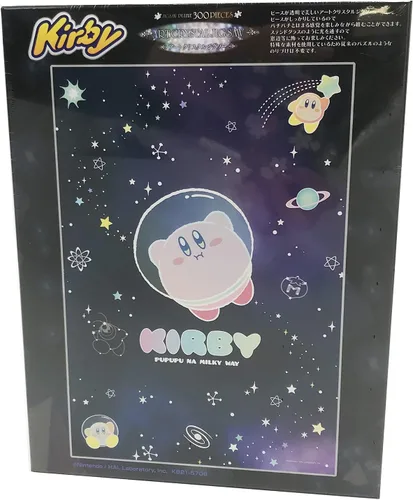Vista 2 de Ensky - Kirby - Kirby PuPuPu Na Vía Láctea, rompecabezas de cristal de arte de 300 piezas (300-AC048)